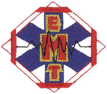 Emt Logo Machine Embroidery Design