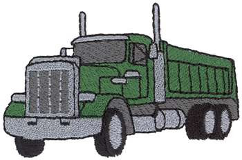 Gravel Truck Machine Embroidery Design