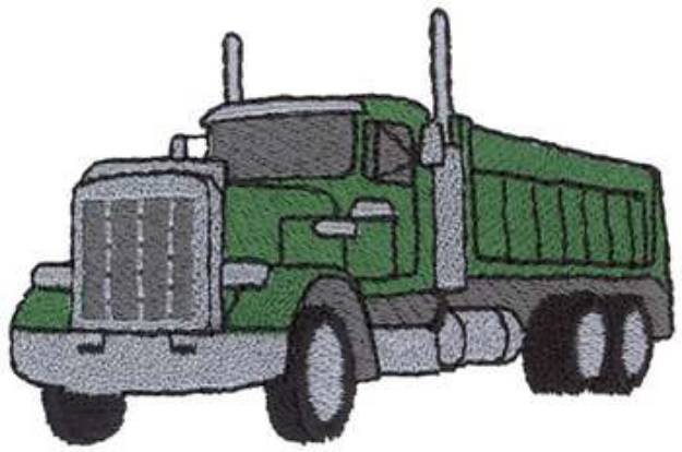 Picture of Gravel Truck Machine Embroidery Design
