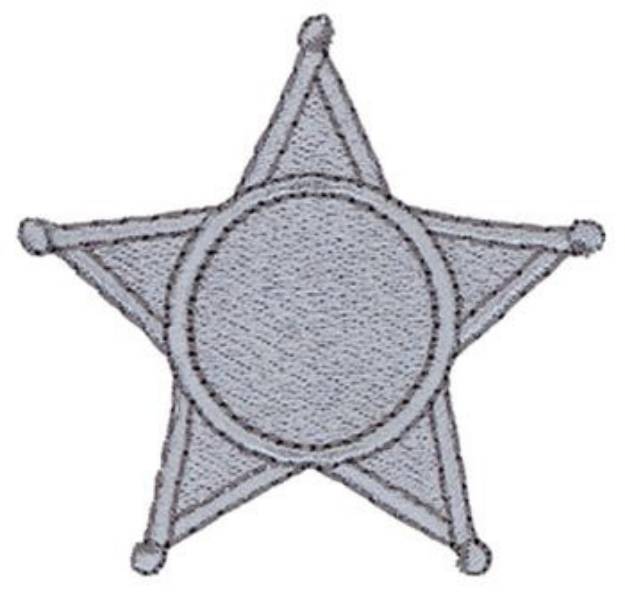 Picture of Officers Badge Machine Embroidery Design