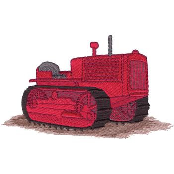 Classic Tractor Machine Embroidery Design