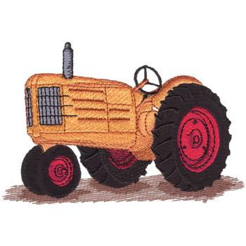 Classic Tractor Machine Embroidery Design