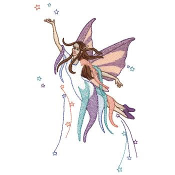 Fantasy Fairy Machine Embroidery Design