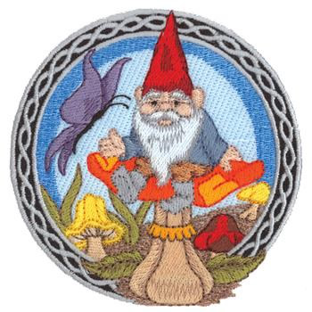 Gnome Machine Embroidery Design