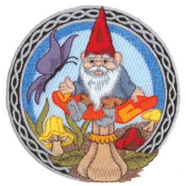 Picture of Gnome Machine Embroidery Design