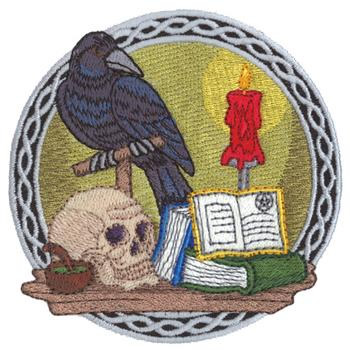 Raven Machine Embroidery Design