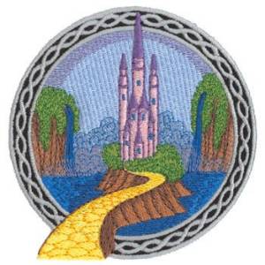 Picture of Castle Machine Embroidery Design