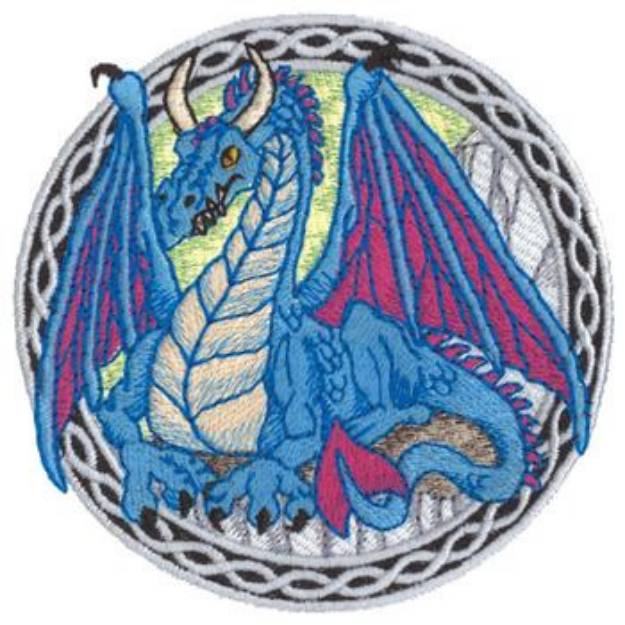 Picture of Dragon Machine Embroidery Design