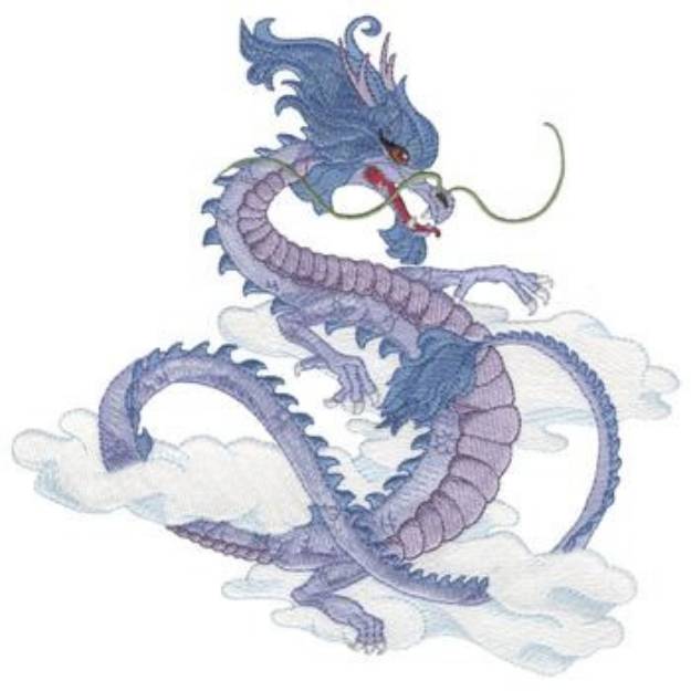 Picture of Oriental Dragon Machine Embroidery Design