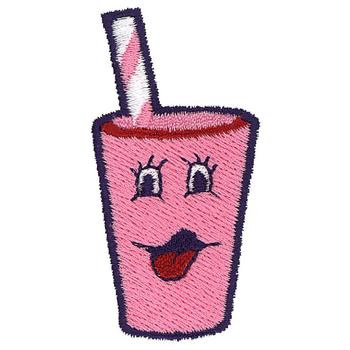 Soda Cup Machine Embroidery Design