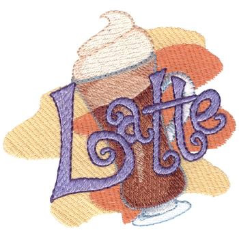 Latte Machine Embroidery Design