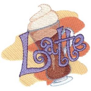 Picture of Latte Machine Embroidery Design