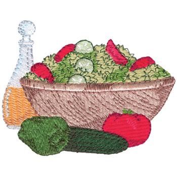 Salad Machine Embroidery Design