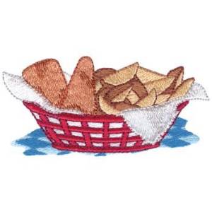 Picture of Fish-n-chips Machine Embroidery Design