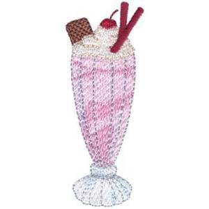 Picture of Ice Cream Soda Machine Embroidery Design