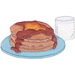 Picture of Pancakes Machine Embroidery Design
