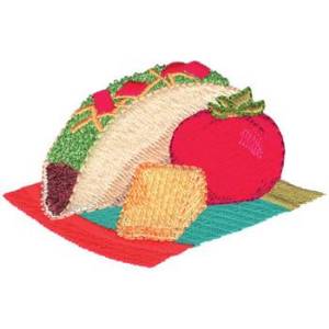 Picture of Tacos Machine Embroidery Design