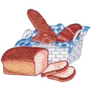 Picture of Bread Basket Machine Embroidery Design