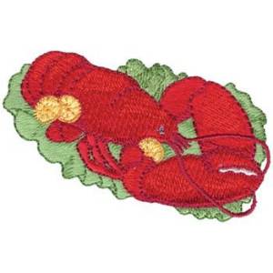 Picture of Lobster Machine Embroidery Design