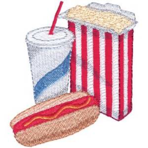 Picture of Concession Food Machine Embroidery Design