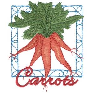 Picture of Carrots Machine Embroidery Design