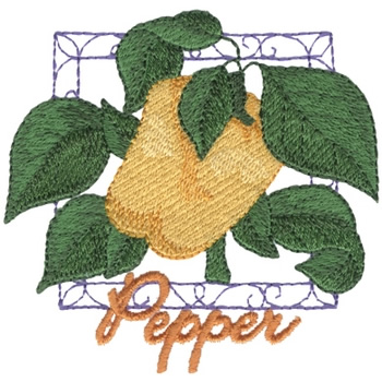 Pepper Machine Embroidery Design