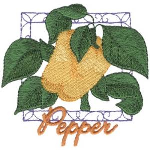 Picture of Pepper Machine Embroidery Design