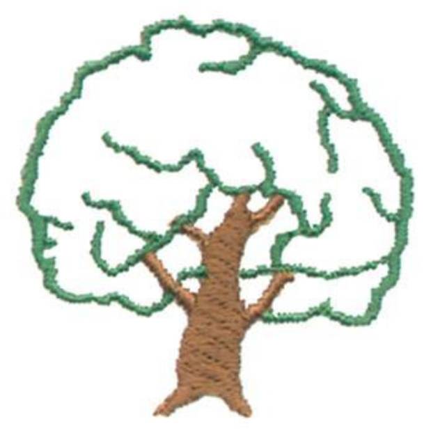 Picture of Tree Outline 2 Machine Embroidery Design
