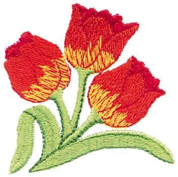 Tulips Machine Embroidery Design