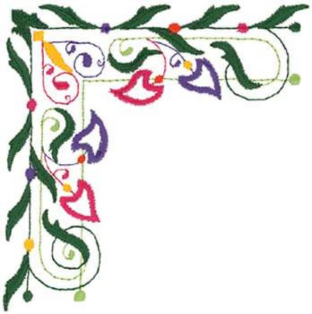 Picture of Accent Scroll Border Machine Embroidery Design
