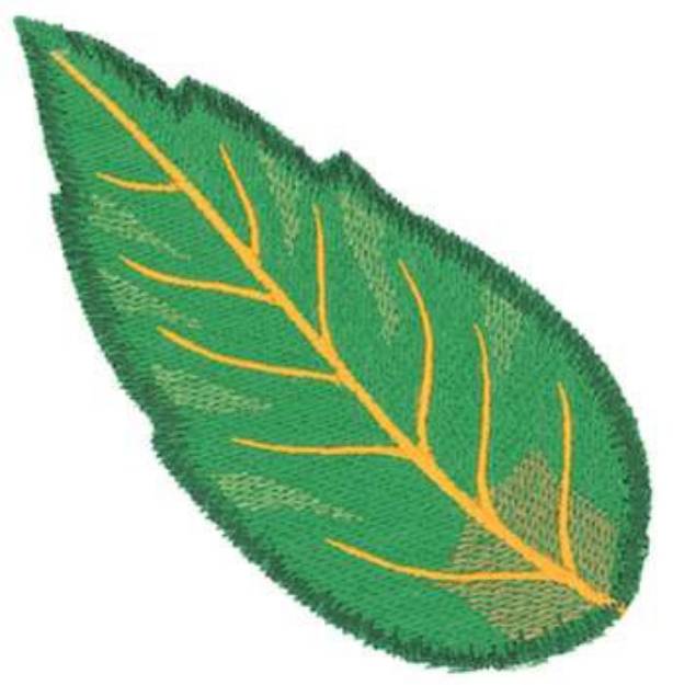 Picture of Leaf Machine Embroidery Design