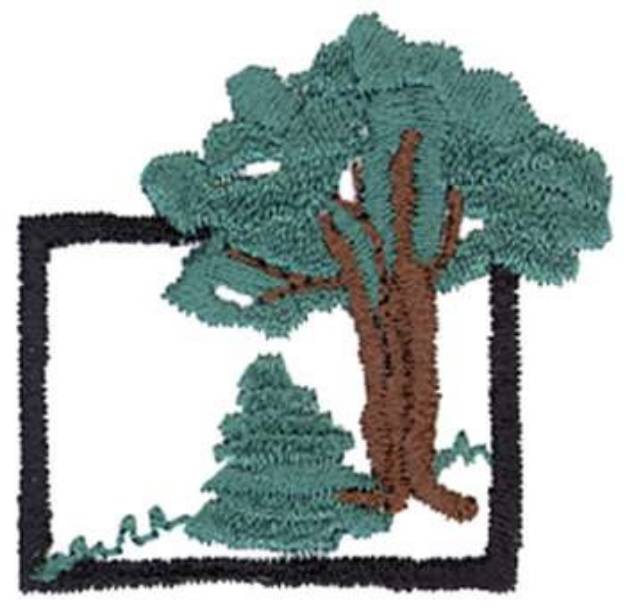 Picture of Trees Machine Embroidery Design