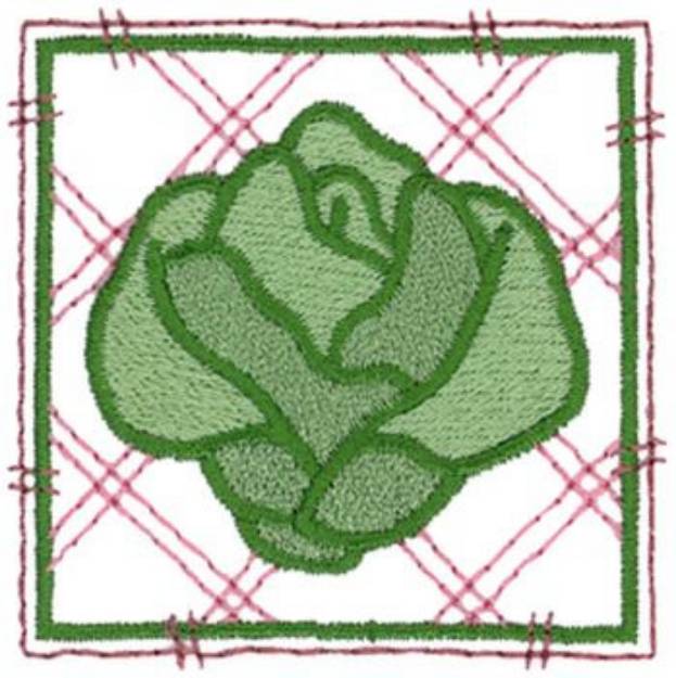 Picture of Lettuce Machine Embroidery Design