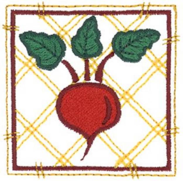 Picture of Beet Machine Embroidery Design