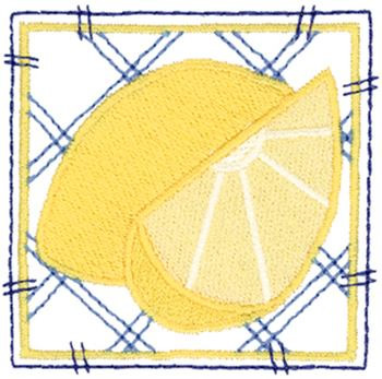 Lemon Machine Embroidery Design