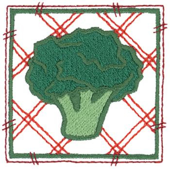 Broccoli Machine Embroidery Design