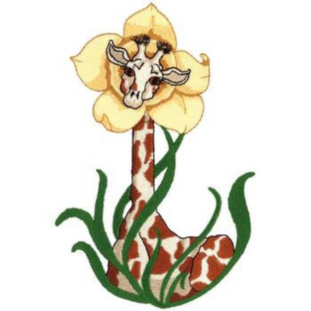 Picture of Giraff-o-dill Machine Embroidery Design
