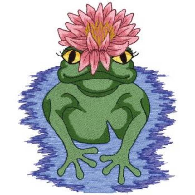 Picture of Lily Pad Machine Embroidery Design
