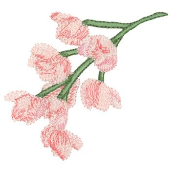 Akerne Orchid Machine Embroidery Design