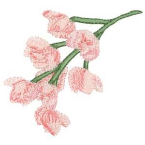 Picture of Akerne Orchid Machine Embroidery Design