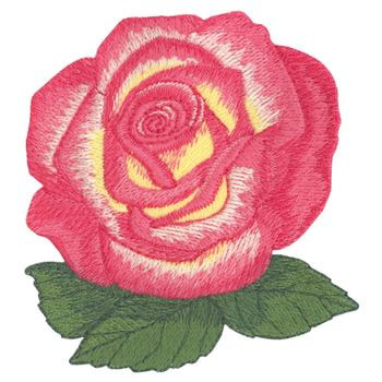 Granada Rose Machine Embroidery Design
