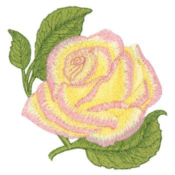 Peace Rose Machine Embroidery Design