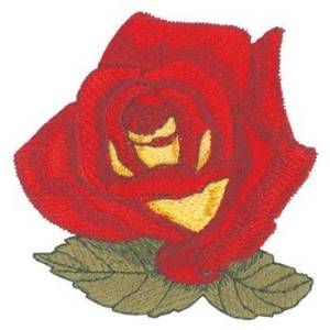 Picture of Forty Niner Rose Machine Embroidery Design