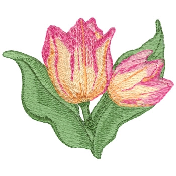 Tulips Machine Embroidery Design