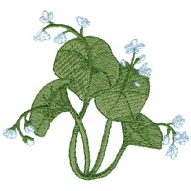 Picture of Miners Lettuce Machine Embroidery Design