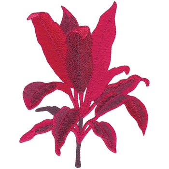 Ti Plant Machine Embroidery Design