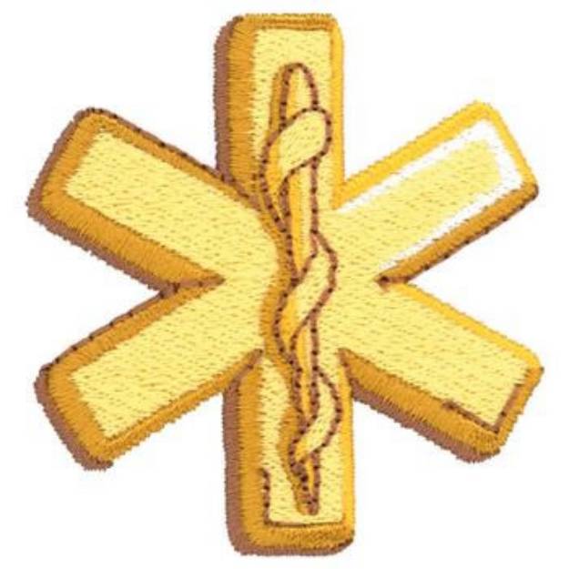 Picture of Star Of Life Machine Embroidery Design