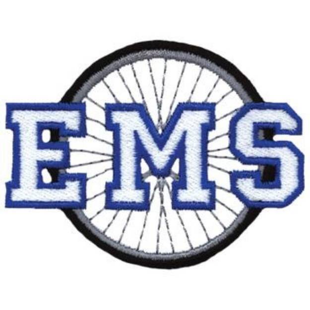 Picture of E M S Bike Patrol Machine Embroidery Design