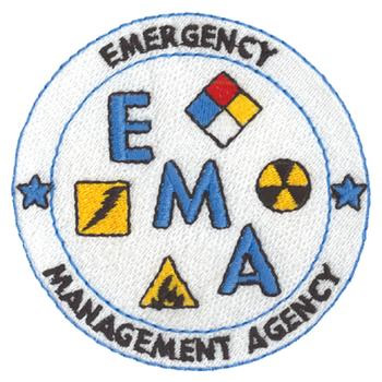 Emergency Logo Machine Embroidery Design