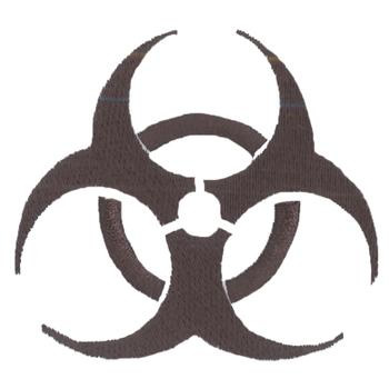 Biohazard Symbol Machine Embroidery Design